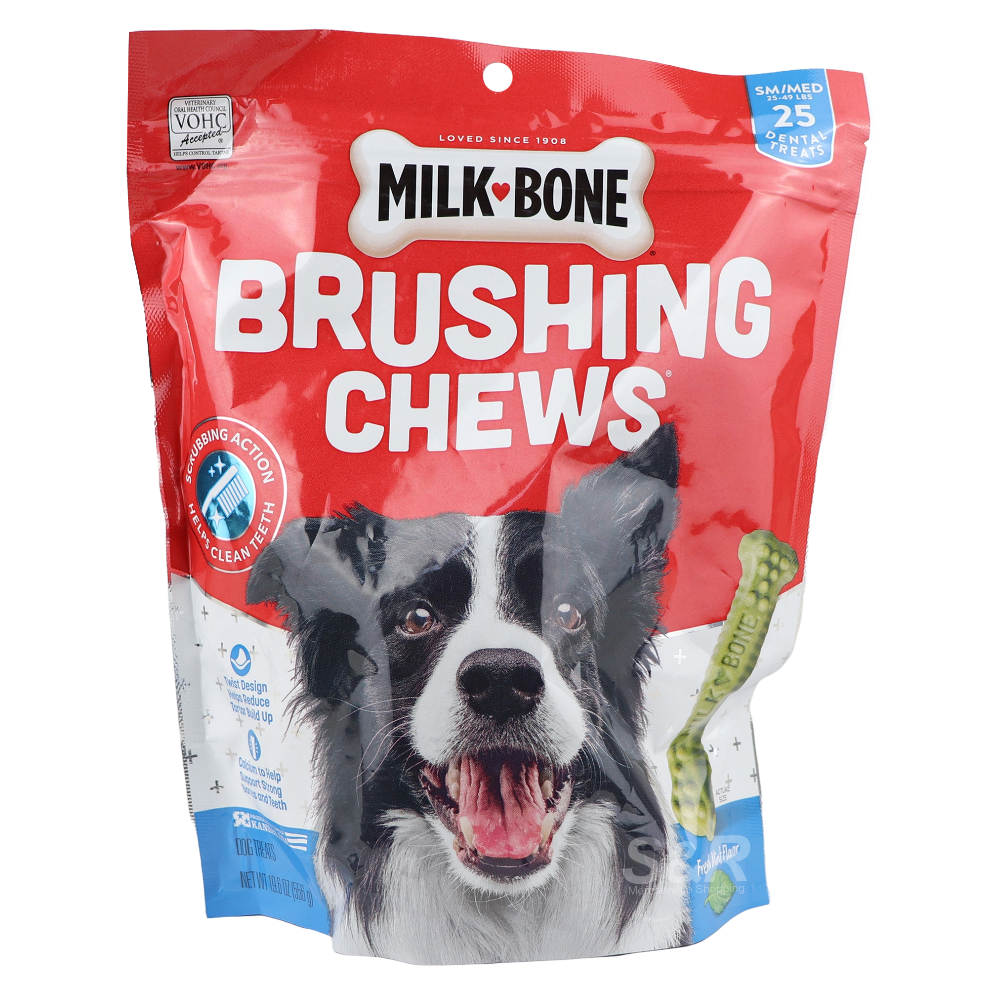 Milk Bone Brushing Chews Dog Treats 556g Milk Bone Brushing Chews Dog Treats 556g